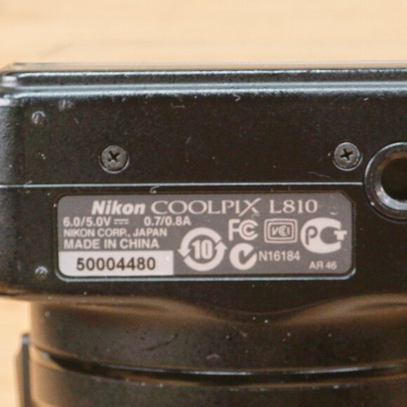 Nikon Coolpix L810 16.1 MP Digital Camera, with 26x Zoom Nikkor ED Glass Lens - Picture 9 of 9